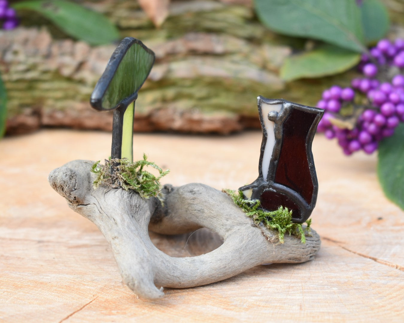 Glass mushroom and fox #95