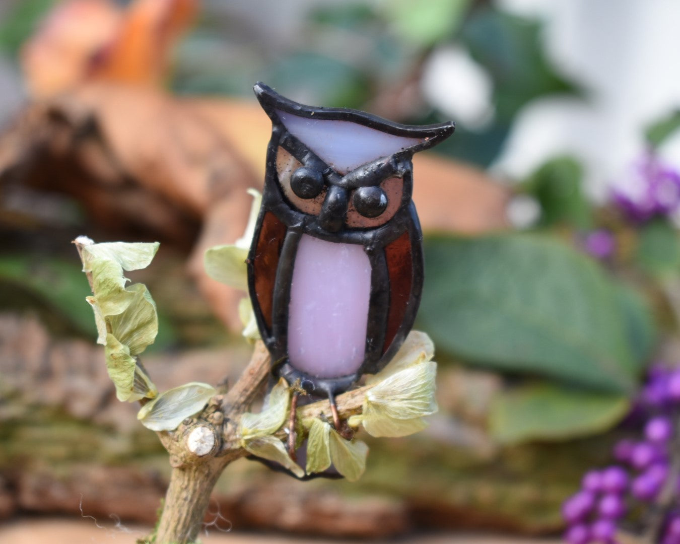 Glass owl #101