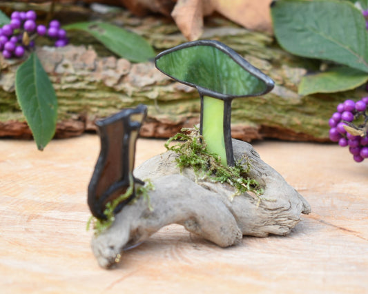 Glass mushroom and fox #95