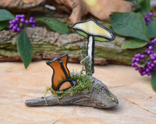 Glass mushroom and fox #111
