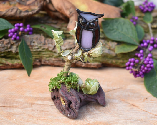 Glass owl #101